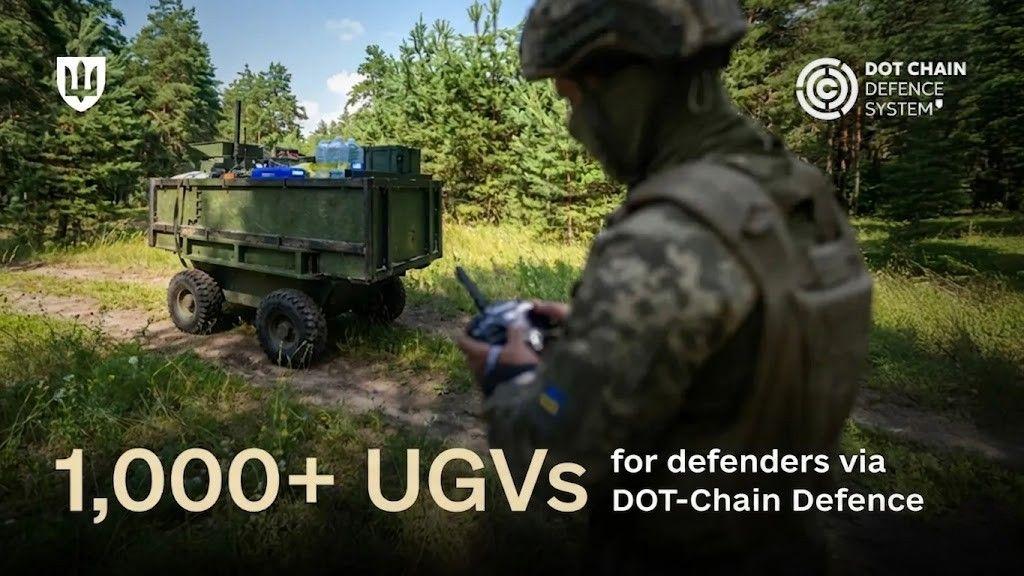 Over 1,000 unmanned ground vehicles delivered via DOT Chain Defence