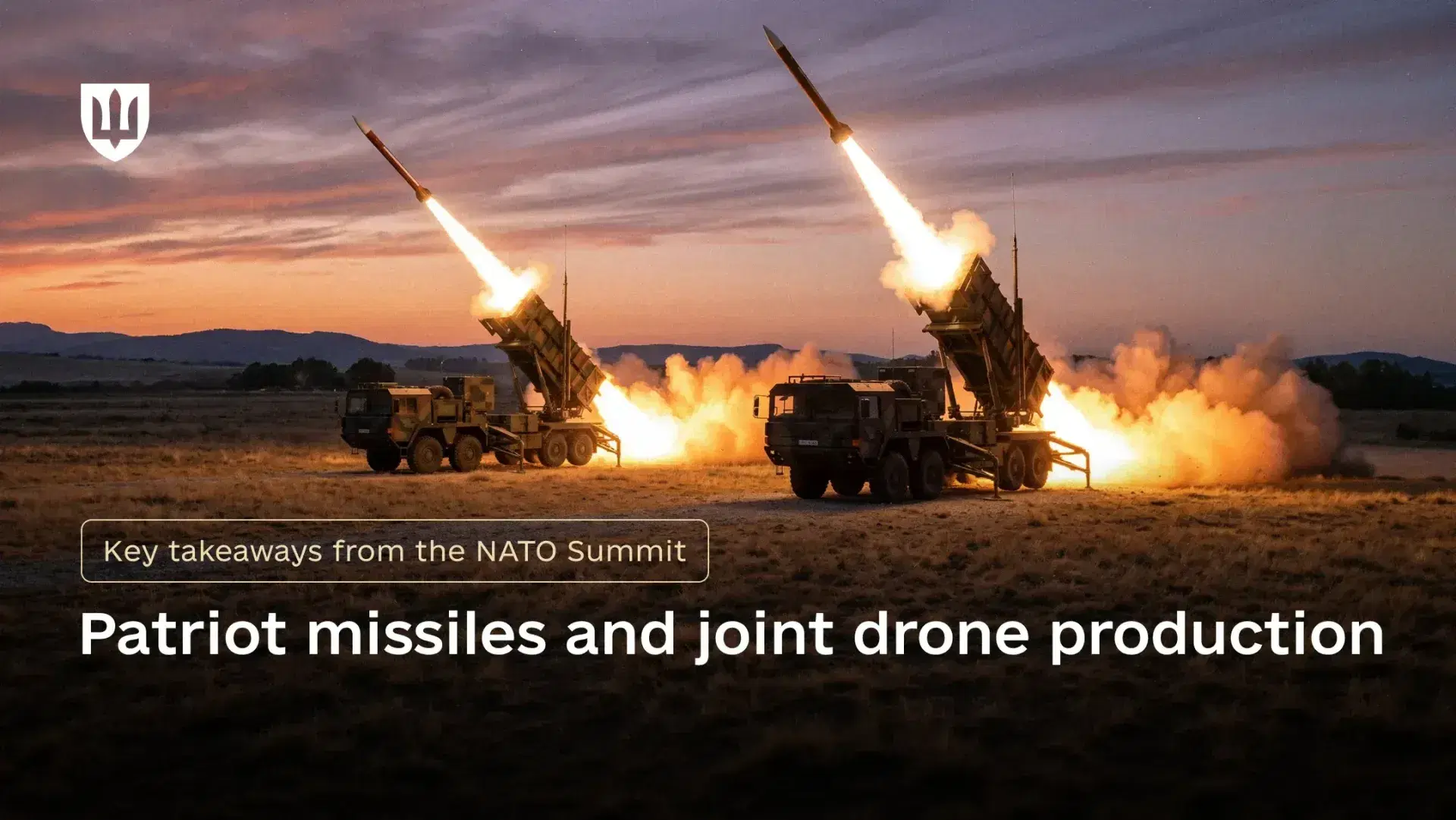 NATO Summit in Ankara: $300 million for Patriot missiles for Ukraine and expanded defense cooperation with partners